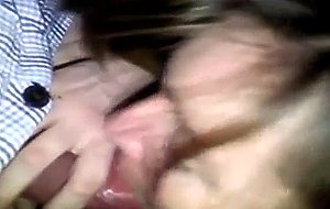 [top rated]amateur teen sucking boyfriend's stiff cock