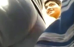 Encoxada 60 sexy married woman loved dat dong on her bum