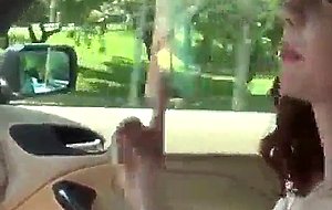 Teen redhead begs for facial