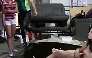 College girls hazing party group sex on floor