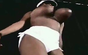 Amazing black bouncing tits