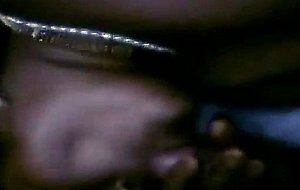 Amateur ebony babe sucking cock