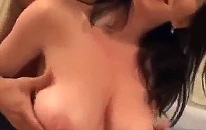 Beautiful brunette enjoys fucking