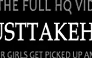 Cute blonde amateur gets paid to fuck in public