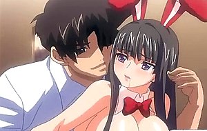 Bunny japanese hentai with bigboobs footjob and cum allbody