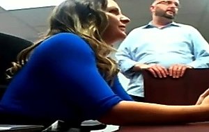 Milf having fun at the office
