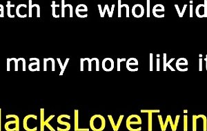 Amateur whitey sucks black cock