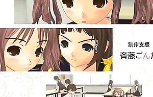 Slutty 3d hentai schoolgirl gets slit toyed