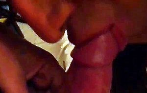 Wanking and sucking stranger