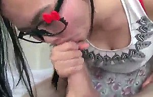 Homemade asian teen gf blowjob and cim