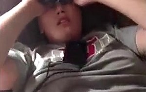 Blindfolded hairy teen girlfriend finger fucked to