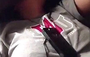Blindfolded hairy teen girlfriend finger fucked to