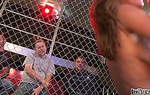Ashlynn Leigh gets ferociously fucked in the ring