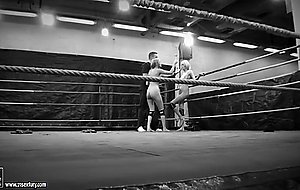 Teen babes Antonya and Blanche have fight