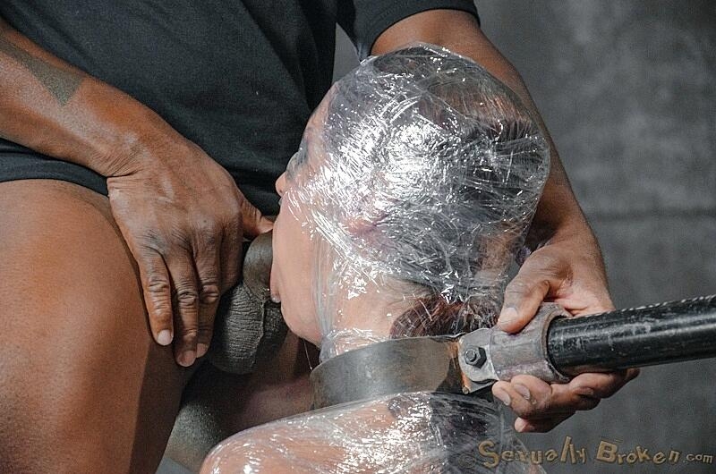 Milf Syren De Mer Is Wrapped Up In Saran Wrap Before Being Face Fucked Bdsm, Big-Tits, Bondage, Mature, Milf