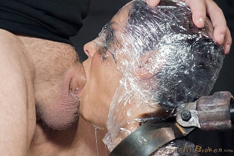 Milf Syren De Mer Is Wrapped Up In Saran Wrap Before Being Face Fucked Bdsm, Big-Tits, Bondage, Mature, Milf