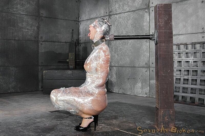 Milf Syren De Mer Is Wrapped Up In Saran Wrap Before Being Face Fucked Bdsm, Big-Tits, Bondage, Mature, Milf