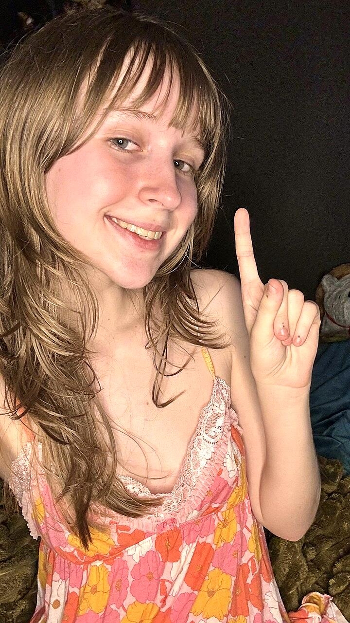 Sexy Amateur Teen Teensy Bella Poses Seductively In Her Nightgown Ass, Beautiful, Cute, Dress, Teen