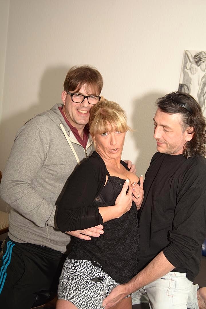Middle-Aged German Couple Have A Mmf Threesome With His Best Friend, Debby Fountain , Dieter Von St Amateur, European, Glasses, Pretty, Swingers