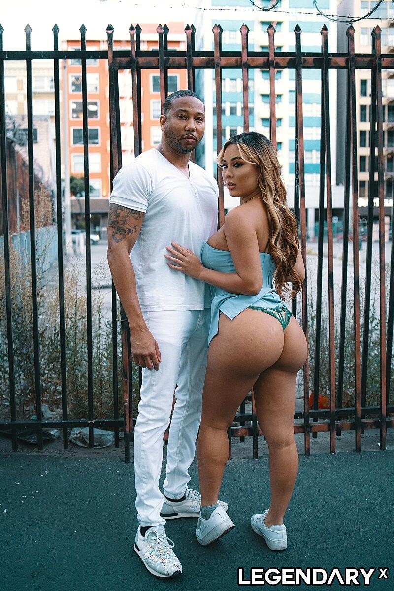 Asian chick Kazumi Squirts has sexual intercourse with a black man